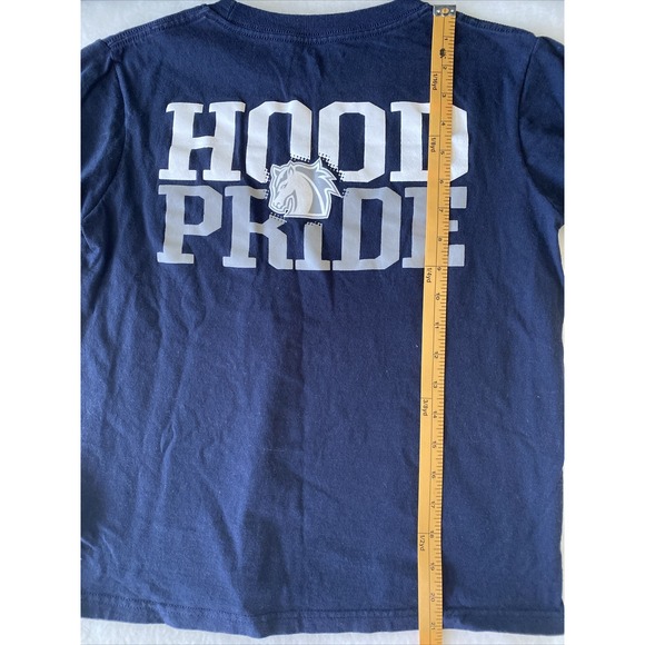 Hood College Youth Medium 8 Blue Champion Long Sleeve T-Shirt Pride Maryland - Picture 6 of 9